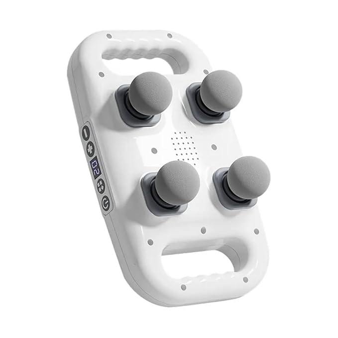 4-Head Massage Gun Deep Tissue Pro - Electric Massager Machine Pain Relief 20 & 6 Massage Modes, Timing Full Body Massager for Pain Relief