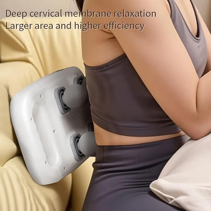 4-Head Massage Gun Deep Tissue Pro - Electric Massager Machine Pain Relief 20 & 6 Massage Modes, Timing Full Body Massager for Pain Relief